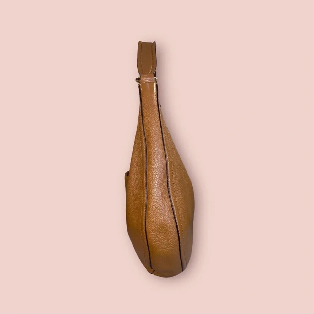 Brown Leather Hobo Bag